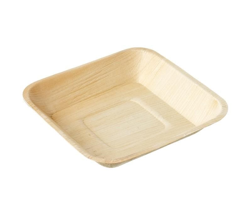 Compostable Square Plate 240mm - Palm Leaf