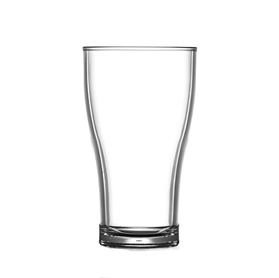 Clear Reusable Plastic Viking Tumbler Glass 425ml - Nucleated Polycarbonate