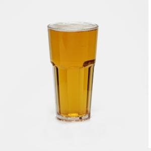 Clear Reusable Plastic Remedy Pint Glass 568ml - Polycarbonate UKCA Stamped to Rim