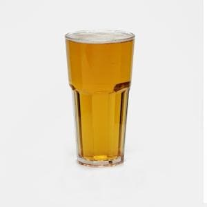 Clear Reusable Plastic Remedy Pint Glass 568ml - Polycarbonate CE/CA Stamped to Rim