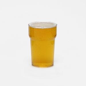 Clear Reusable Plastic Nonic Pint Glass 568ml - Polycarbonate CE/CA Stamped
