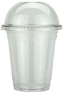 Clear Recyclable Plastic Dome 400/500/660ml Lid - PET