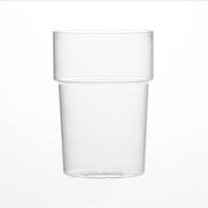 Clear Reusable Plastic Stacking Pint Glass 568ml - Crystal Polystyrene CE/CA Stamped to Rim