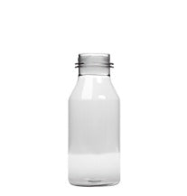 Clear Recyclable Plastic Bottle 250ml (Lid Sold Separately) - RPET
