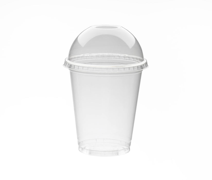 Clear Recyclable Plastic Dome 250/300ml Lid - PET