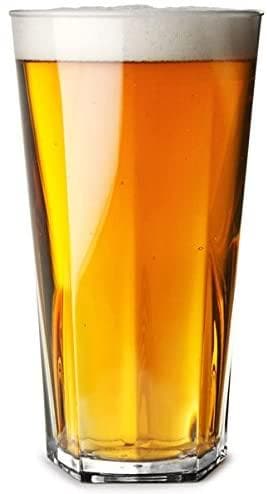 Clear Reusable Plastic Penthouse Tumbler Glass 340ml CE Stamped - Polycarbonate