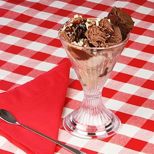 Clear Reusable Plastic Ice Cream Dish 258ml  - Polycarbonate
