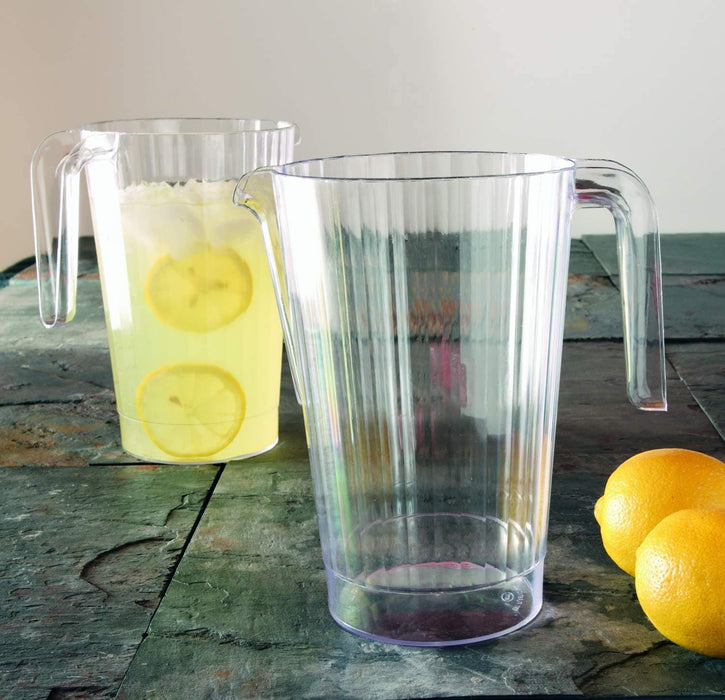 2.5 Pint Clear Disposable Recyclable Plastic Jug 1450ml