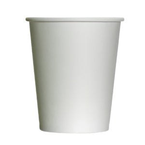 White Compostable Single Walled Cup 240ml