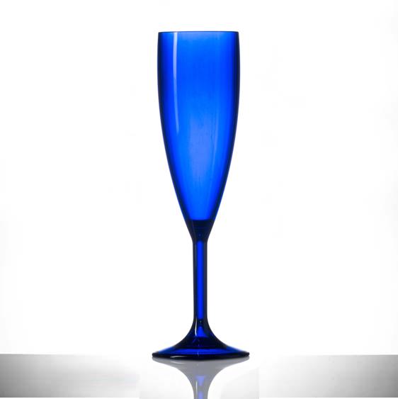 Reusable Plastic Champagne Flute 190ml - Polycarbonate