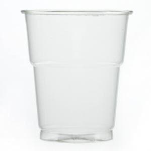 Clear Disposable Recyclable Plastic Tumbler Glass 100ml