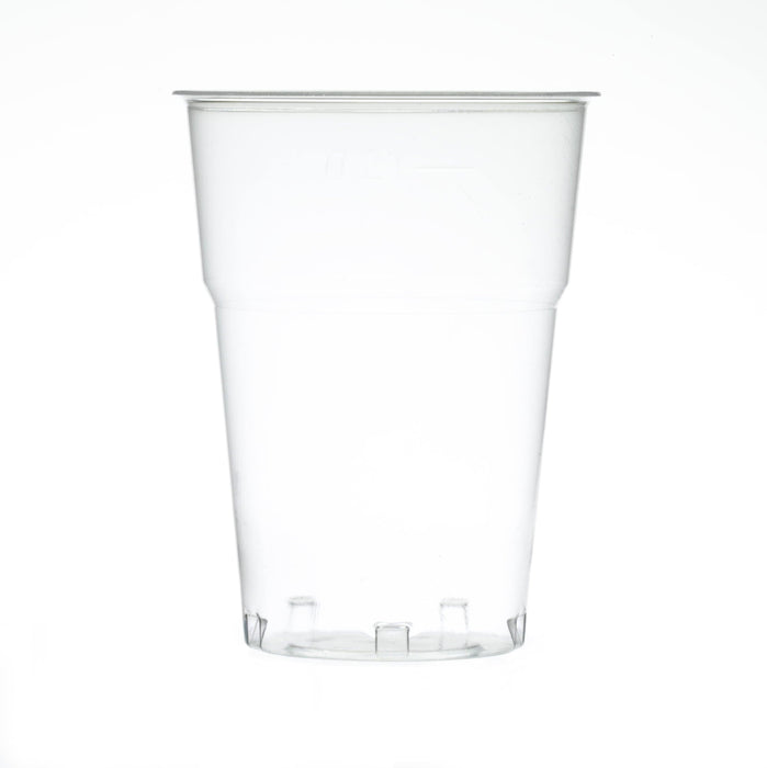 Clear Disposable Recyclable Plastic Tumbler Glass 240ml