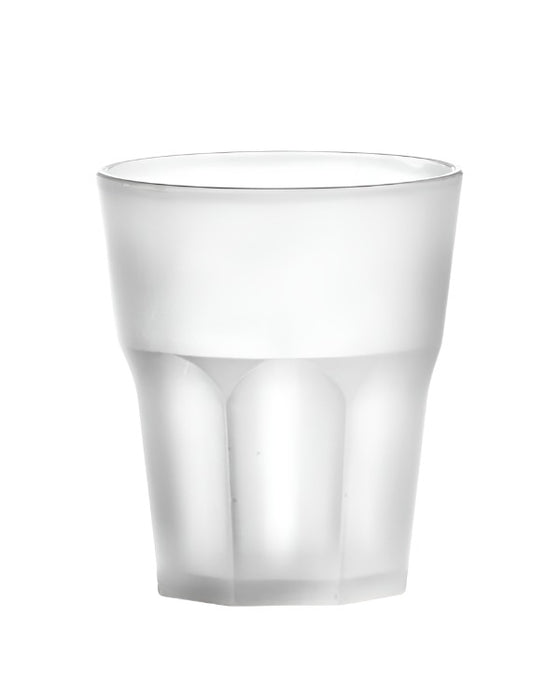 Frosted Reusable Plastic Scratch Proof Tumbler 300ml- Polypropylene