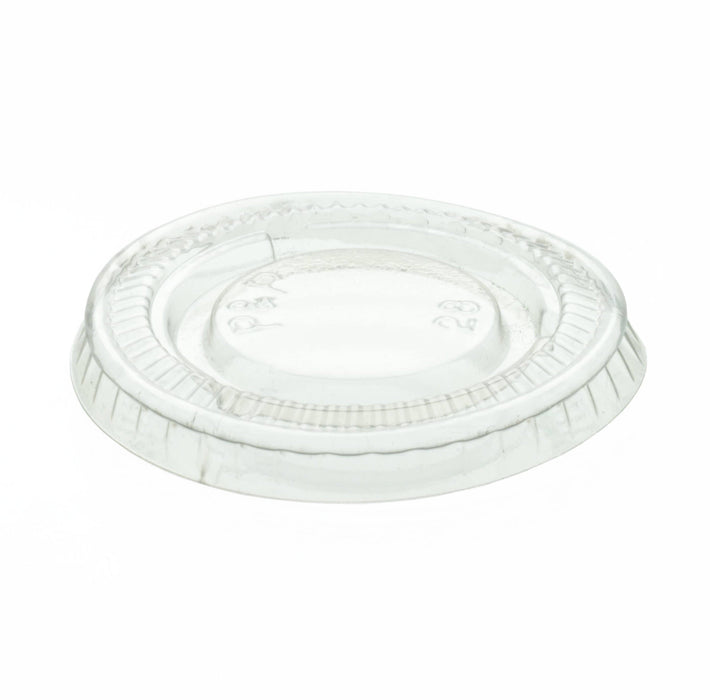 Clear Recyclable Plastic Lid 50mm - PET