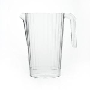 2.5 Pint Clear  Disposable Recyclable Plastic Jug 1450ml