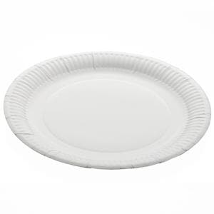 White Disposable Plate 230mm Paper