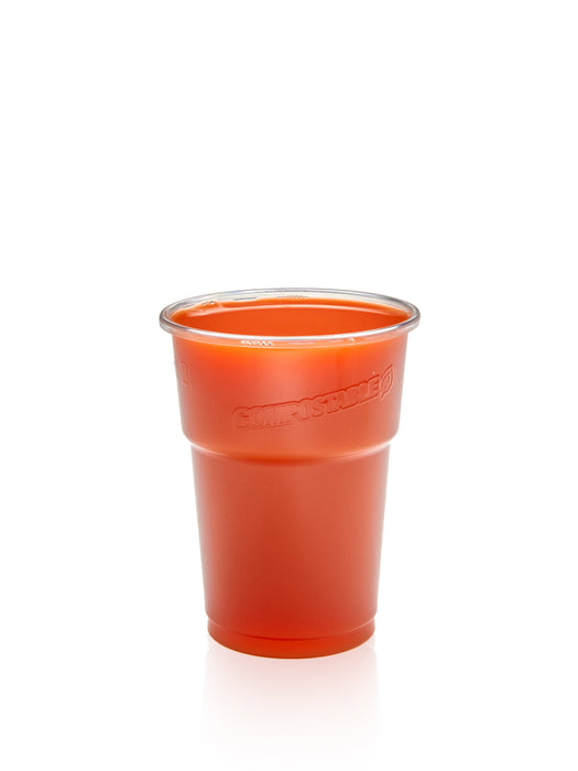 Clear Compostable Plastic Tumbler Glass 250ml - PLA