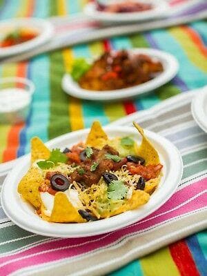 White Compostable Bagasse Side Plate 180mm