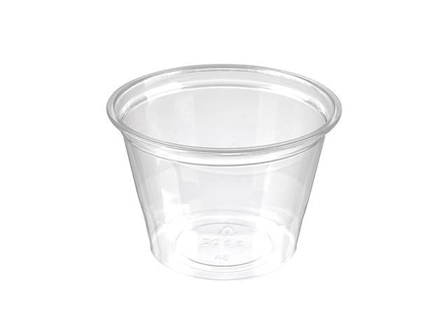 Clear Recyclable Plastic Portion Pot 155ml (Lid Sold Separately)- PET