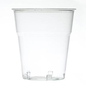 Clear Disposable Recyclable Plastic Tumbler Glass 100ml