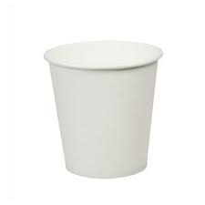 White Recyclable Single Walled Espresso/Taster Cup 120ml - Paper