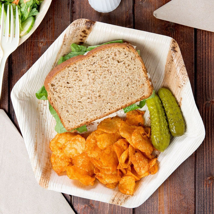 Compostable Hexagonal Plate 240mm