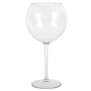 Clear Reusable Plastic Premium Gin Glass 650ml