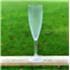 Frosted Reusable Plastic Champagne Flute 190ml - Polycarbonate