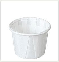 White Compostable Soufflé Pot 60ml - Paper