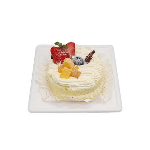 White Compostable Square Side Plate 200mm