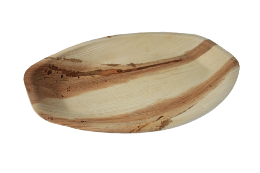 Compostable Medium Oval Platter 360 x 250mm - Palm Leaf